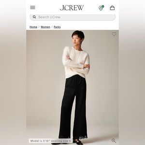 Stratus lace-trim pant